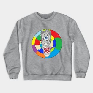 Used Flying Saucer Salesman Crewneck Sweatshirt